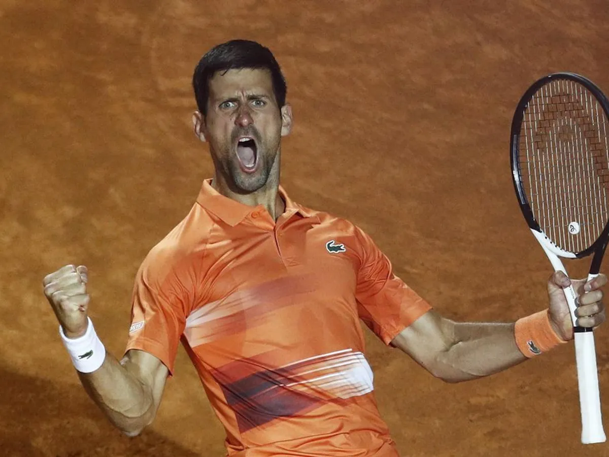 Novak Djokovic a câștigat a 1.000-a partidă din carieră și s-a calificat în finala de la Roma. / Foto: eurosport.ro