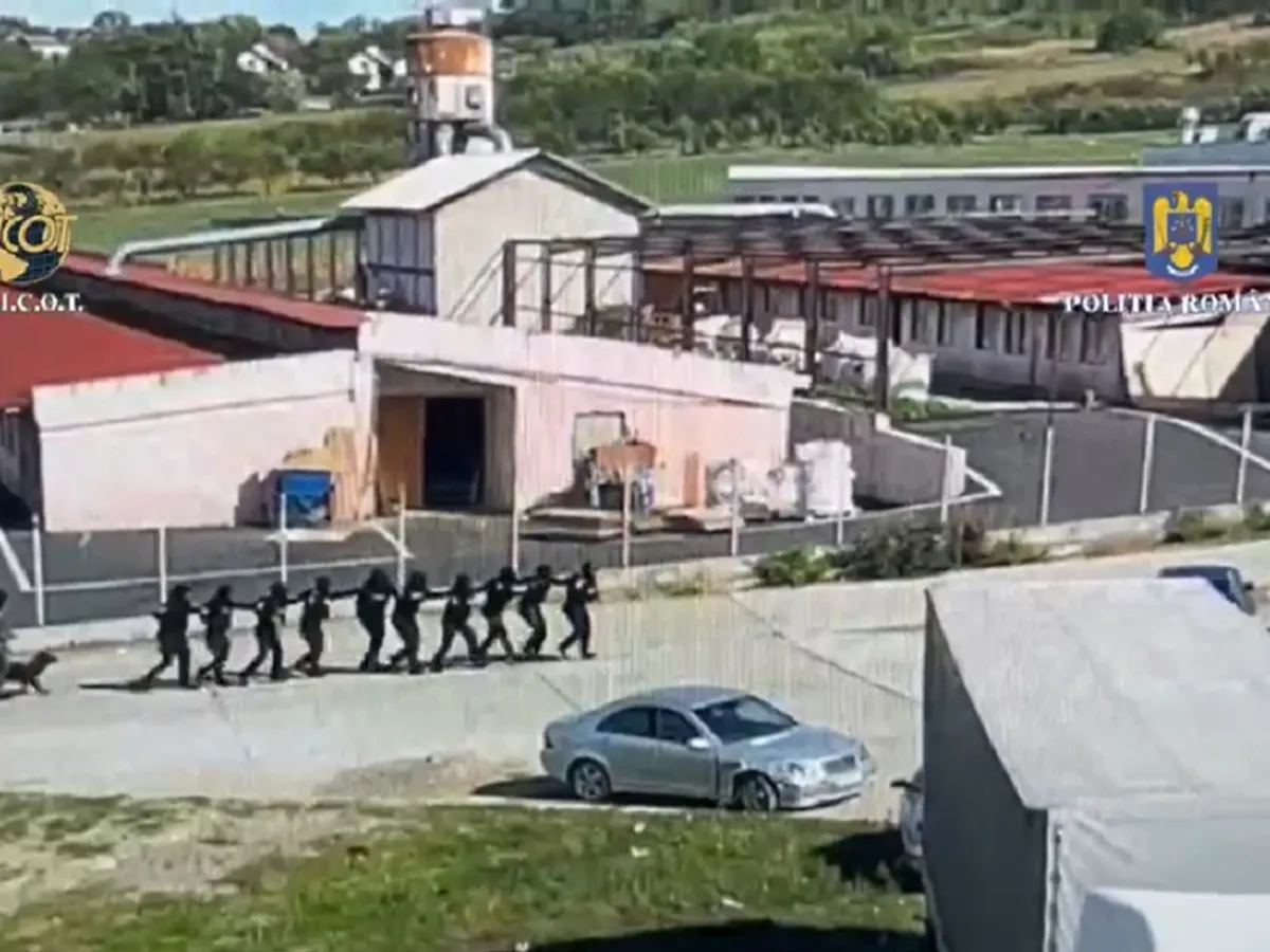 Peste 100 de percheziții la vânzătorii de droguri  Foto: Poliția -DIICOT