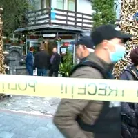Un bărbat și-a omorât în bătaie partenera în fața unei pensiunii din Sinaia. Captură TVR