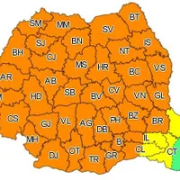 Vijelii și ploi torențiale în toată țara. FOTO: ANMH