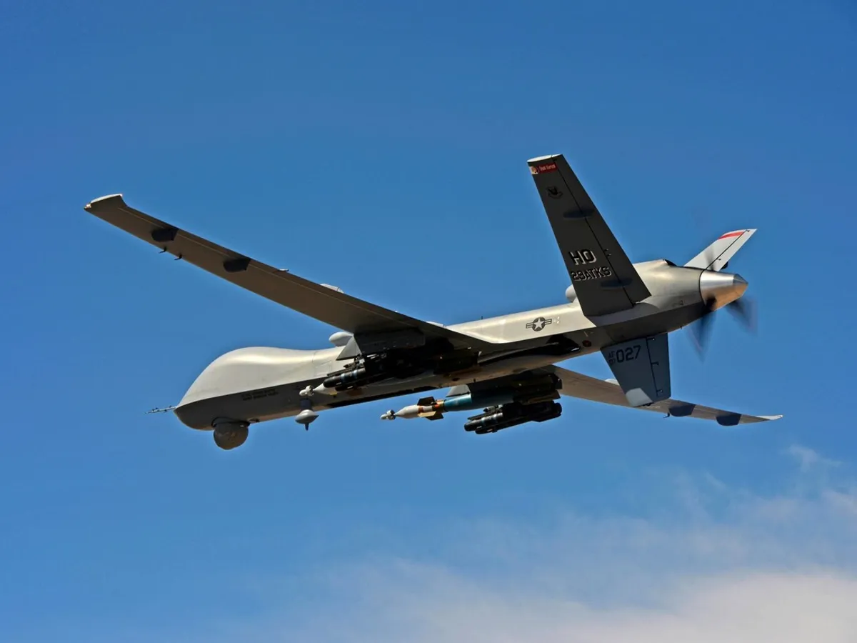 Rebelii houthi, apropiați Iranului au atacat și doborât o dronă MQ-9 americană în largul Yemenului - Foto: Profimedia images - Caracter ilustrativ