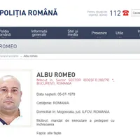 Romeo Albu, condamnat la 6 ani de pușcărie alături de Sorin Oprescu, dat și el în urmărire generală. / Foto: captură ecran