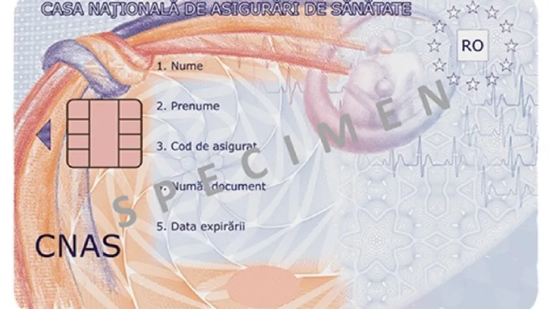 Card de sănătate Foto: CNAS