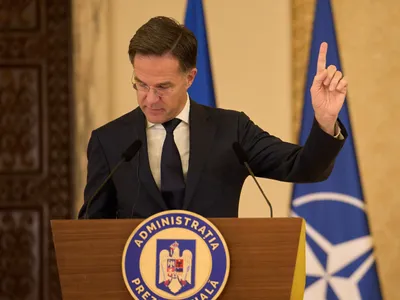 Mark Rutte, la București: „București: „Alianța depășește Rusia în producția de muniție” - Foto: Profimedia Images