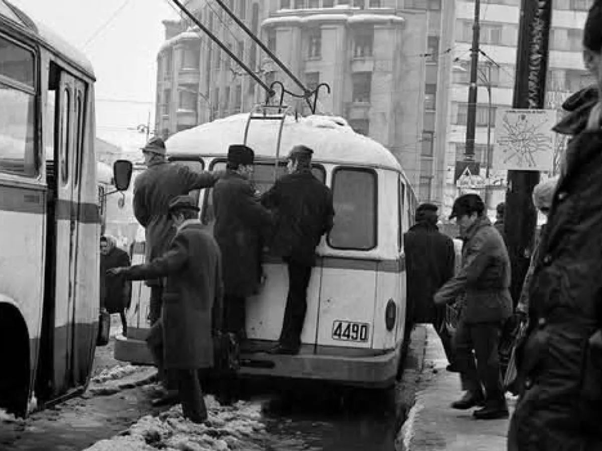 transport in comun in comunism