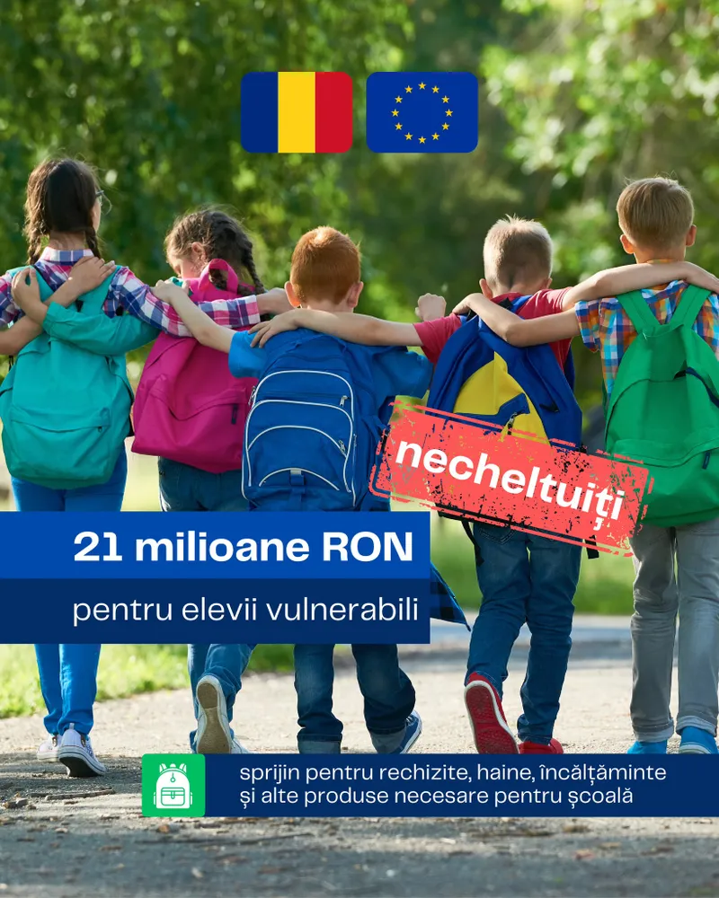Bani pentru copii - Foto: gov.ro