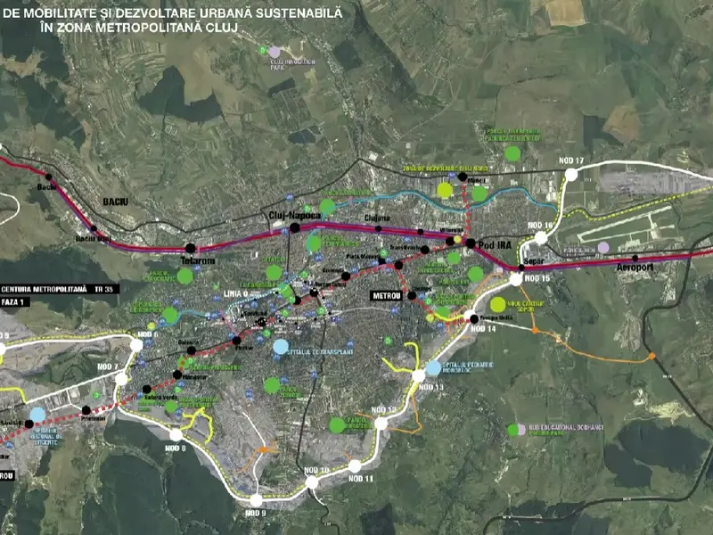 Metroul din Cluj va parcurge peste 21 de kilometri și va costa peste 2 miliarde de euro Foto: Monitorul de Cluj