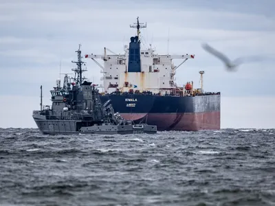 Autoritățile estoniene au reținut un petrolier care face parte din flota din umbră a Rusiei - Foto: Profimedia Images