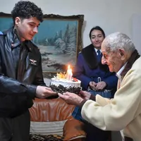 Veteranul Ion Procopie a împlinit 104 ani. A dus cele mai grele lupte în Al Doilea Război Mondial Foto: Facebook MApn