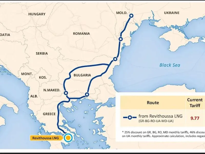 România deschide o nouă rută de gaze către Ucraina. Transbalcanica elimină transportatorii ruși - Foto: European Pravda