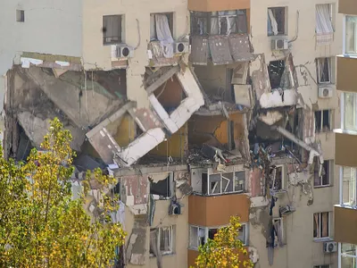 Dezastrul de după explozia din blocul de pe Calea Rahovei, din Bucureşti - Foto: Profimedia Images