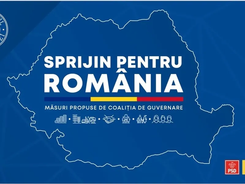 Liderii coaliției de guvernare au prezentat pachetul de măsuri "Sprijin pentru România".