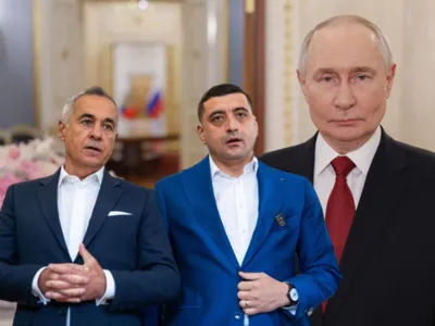 Călin Georgescu, George Simion și Putin - Foto: INQUAM PHOTOS / Profimedia Images