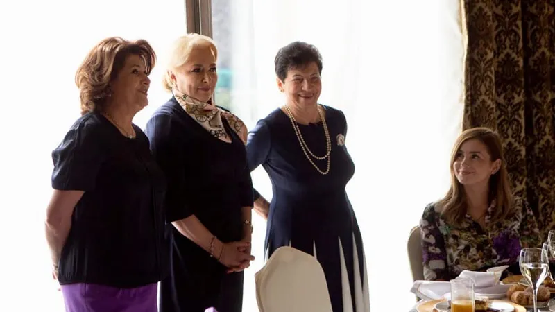 Rovana Plumb, Dăncilă, Maria Lazar și Irina Tanase. Sursa: Facebook