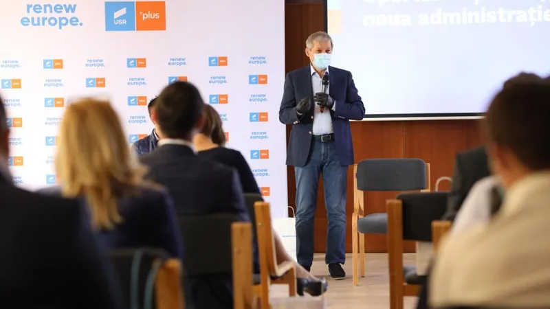 Ședință cu scântei în USR. Dacian Cioloş cere vot în Biroul Executiv pe planul său de măsuri/FOTO: Facebook/Dacian Ciolos