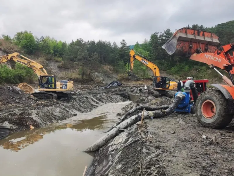 Inundații lângă Salina Praid. Pompierii au intervenit de urgență pentru a evacua apa - Foto: Arhiva (imagine cu rol ilustrativ)