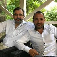 Iulian Capsali și Dan Chitic/FOTO: Facebook