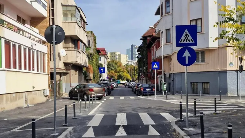 Lista străzilor pe care se introduce sensul unic, începând de luni - Foto: Facebook/Administratia Domeniului Public Sector 1 - cu rol ilustrativ