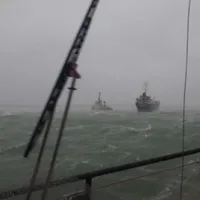 Alertă de furtună în Portul Constanța  FOTO: ANR