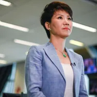 Liu Xin, prezentatoare la CGTN/FOTO: Getty