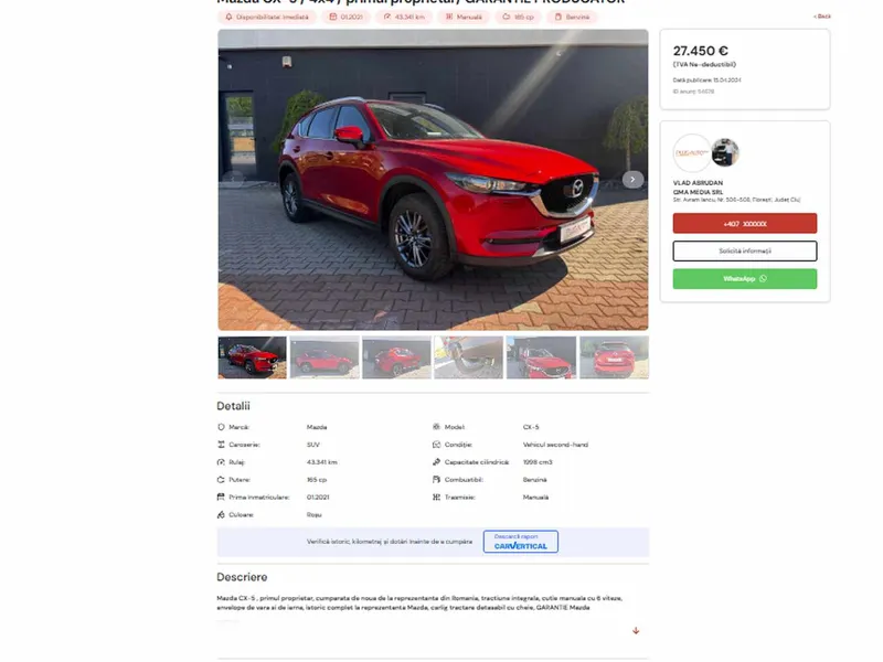 Ce SUV premium cu garanție, „nemăscărit” de samsari, găsești la preț de Dacia Bigster - Foto: captură ecran