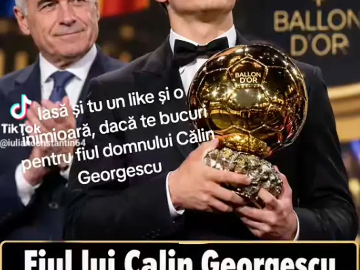 fiul lui călin georgescu - balonul de aur