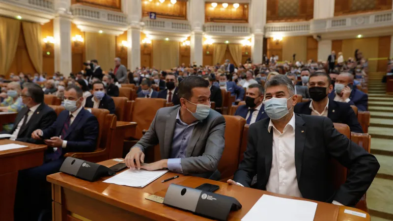S-a născut frontul comun USRPLUS-PSD-AUR. Două scenarii posibile: anticipate sau guvern minoritar/FOTO: Inquam Photos/George Călin