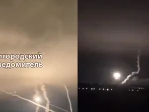 Rusia a încercat să bombardeze Harkov, dar toate rachetele au căzut în regiunea rusă Belgorod - FOTO: Twitter/ @MrFukkew