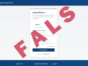 ANAF atenționează contribuabilii cu privire la apariția unui site fals care imită identitatea ANAF - FOTO: Facebook-ANAF