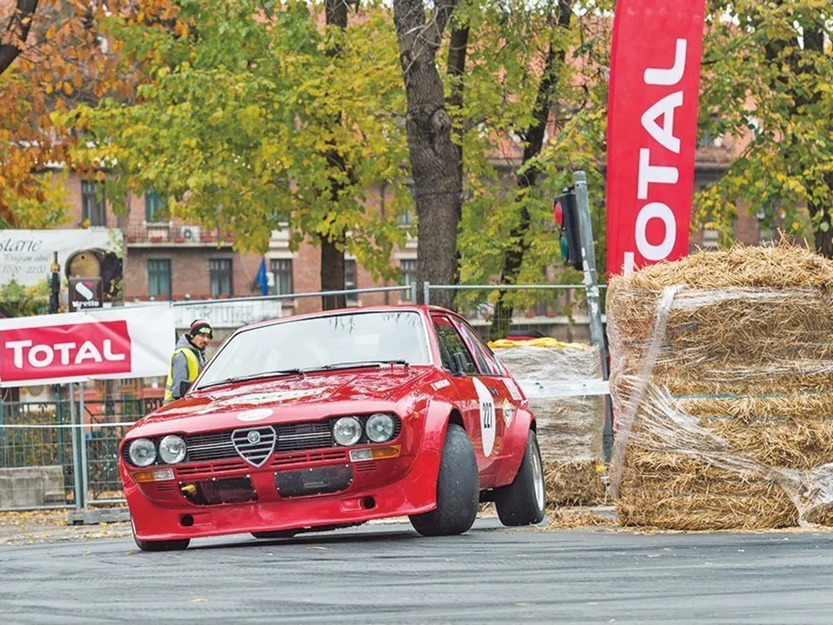 Cătălin-Cedric Ghigea, locul întâi la istorice cu Alfa Romeo Alfetta GTV