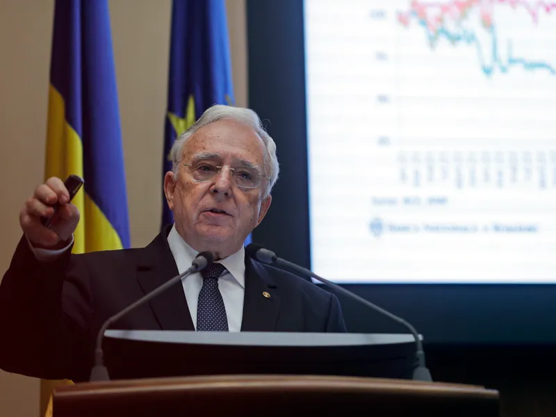 Mugur Isărescu, Guvernatorul BNR - Foto: INQUAM PHOTOS/Malina Norocea