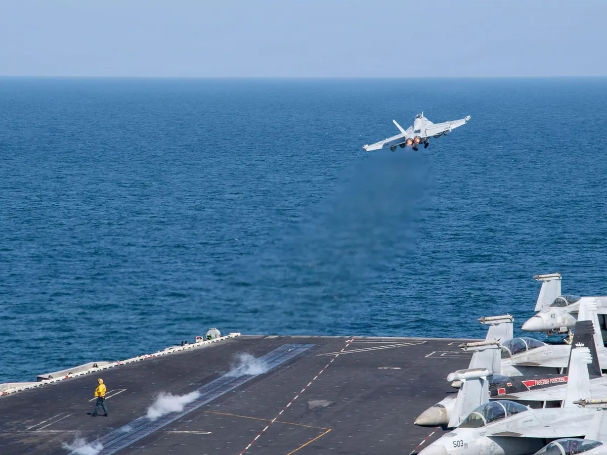 SUA au efectuat atacuri asupra Iran de pe portavioane -  Foto: Profimedia Images (imagine cu rol ilustrativ)