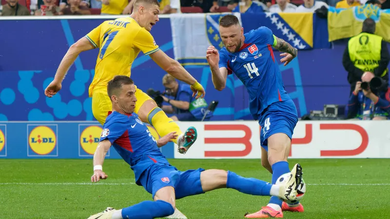 EURO 2024 S-a terminat partida Slovacia - România. Scorul complică situația României - Foto: Profimedia Images
