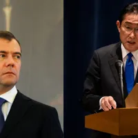 Dmitri Medvedev și-a ieșit din minți. Îi cere premierului Japoniei să-și facă „seppuku” - FOTO: Profimedia