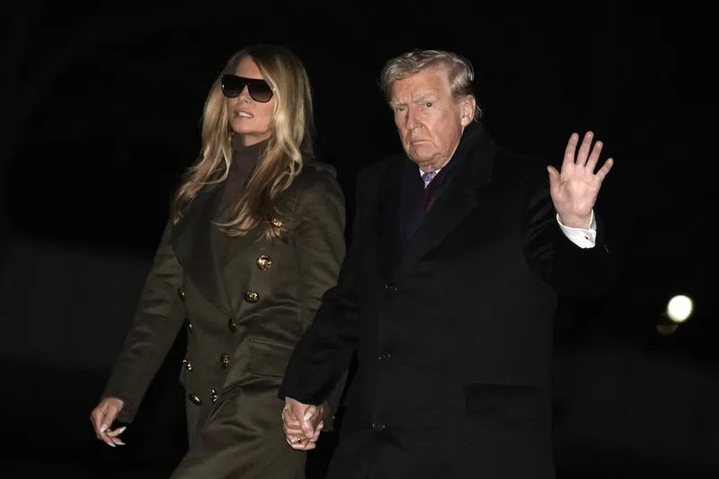 Donald Trump şi soţia lui, Melania, sosesc la Casa Albă - Foto: Profimedia Images