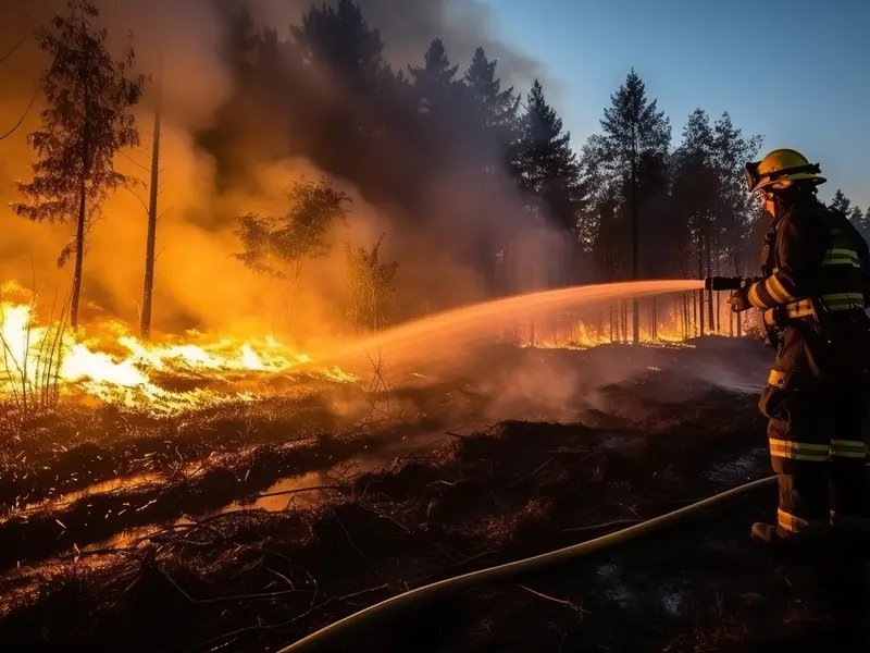 Incendiu de pădure în Valea Prahovei. Pompierii intervin de urgență pentru lichidarea focarelor - Foto: Profimedia images - Caracter ilustrativ