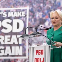 Dăncilă, la mitingul PSD din Craiova. Sursa foto: Facebook