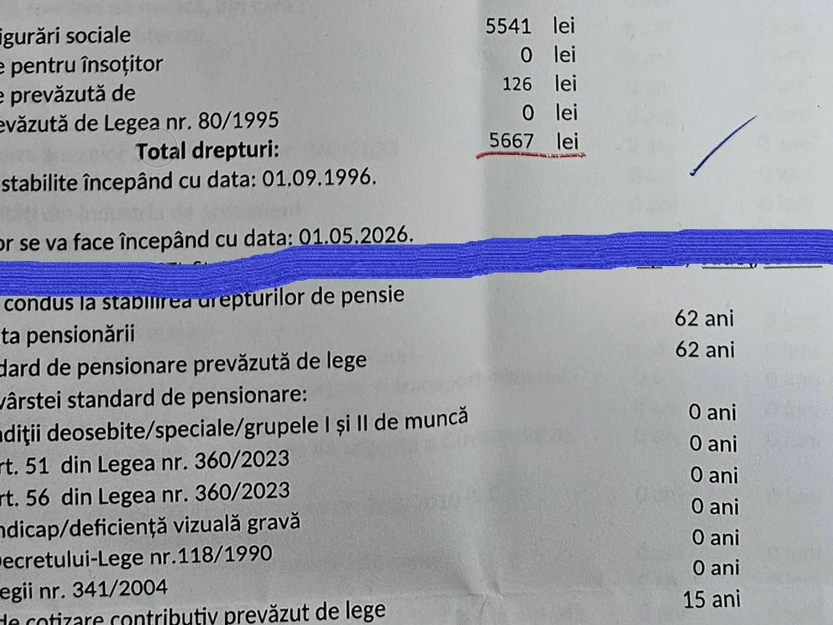 Dosar de pensie - Foto: Arhiva
