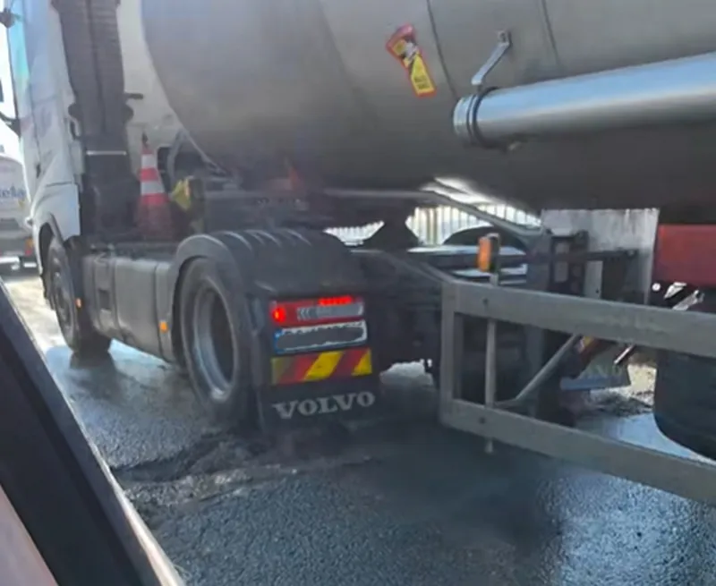 Gropi pe DNCB - Foto: captură video