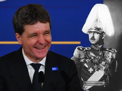 Nicușor Dan și Carol al II-lea - Foto: Profimedia/colaj Newsweek