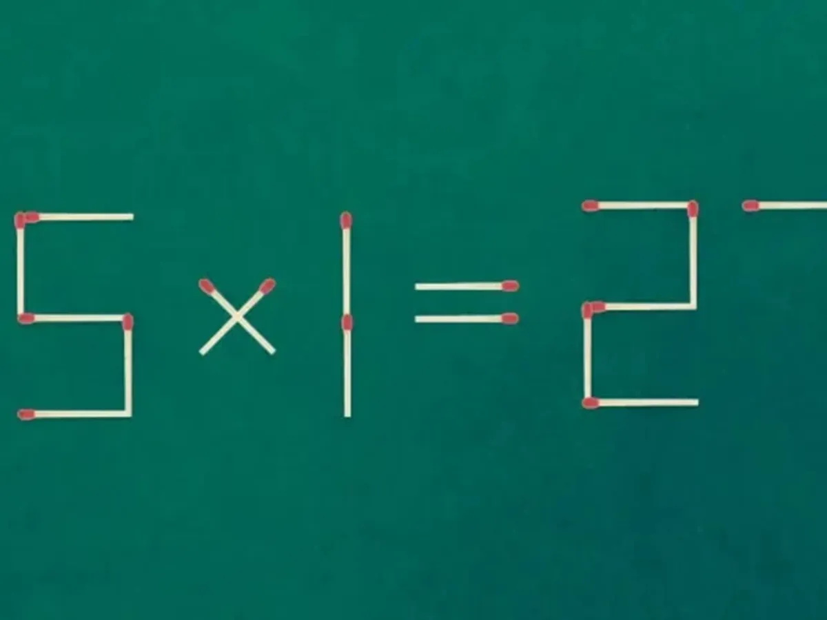 Test de inteligență. Avem ecuația 5x1=27. Găsește răspunsul corect din două mutări de bețe - Foto: Adobestock / imagine cu caracter ilustrativ