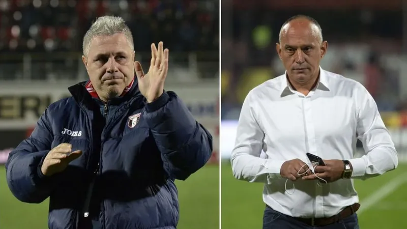 Marius Şumudică şi Florin Prunea au oprit negocierile - Foto: INQUAM PHOTOS/Bogdan Danescu - Mircea Manole