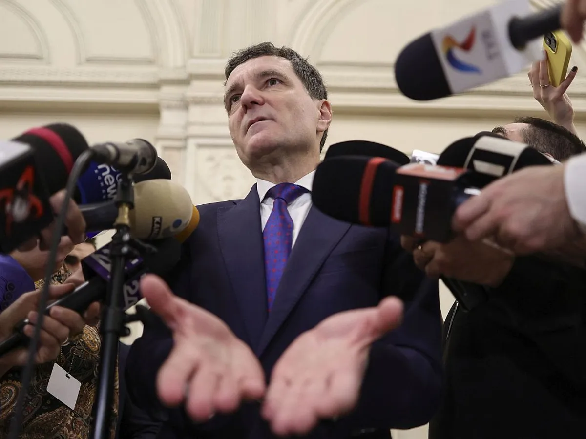 Preşedintele Nicuşor Dan, pe 26 noiembrie, la Palatul Parlamentului - Foto: INQUAM PHOTOS/Octav Ganea