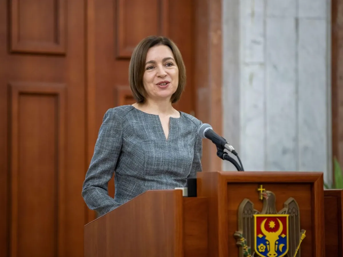 Preşedintele Republicii Moldova, Maia Sandu - Foto: Profimedia Images