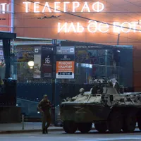 Tanc al grupării Wagner pe străzile din Rostov - Foto: Profimedia