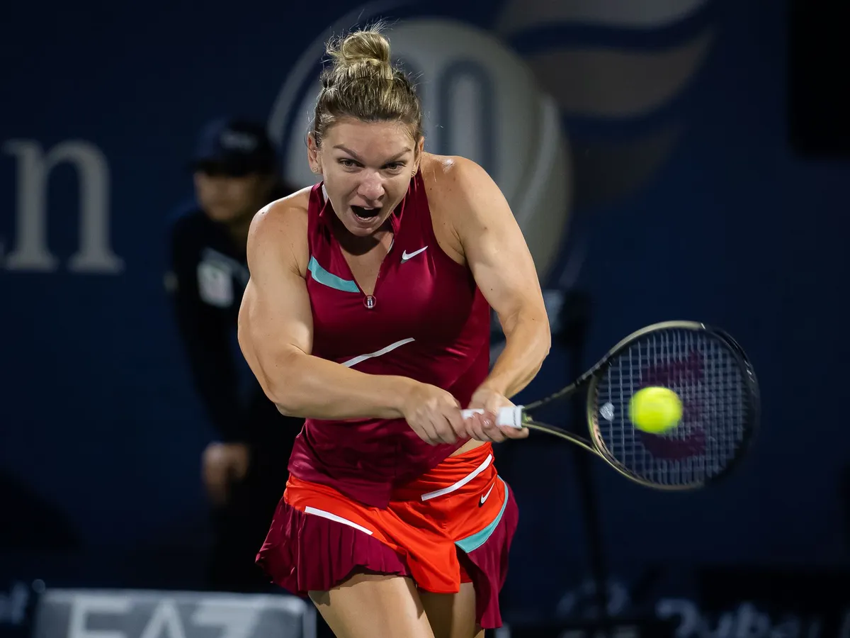 Simona Halep s-a califica în sferturi la Dubai/foto: fnatik.ro