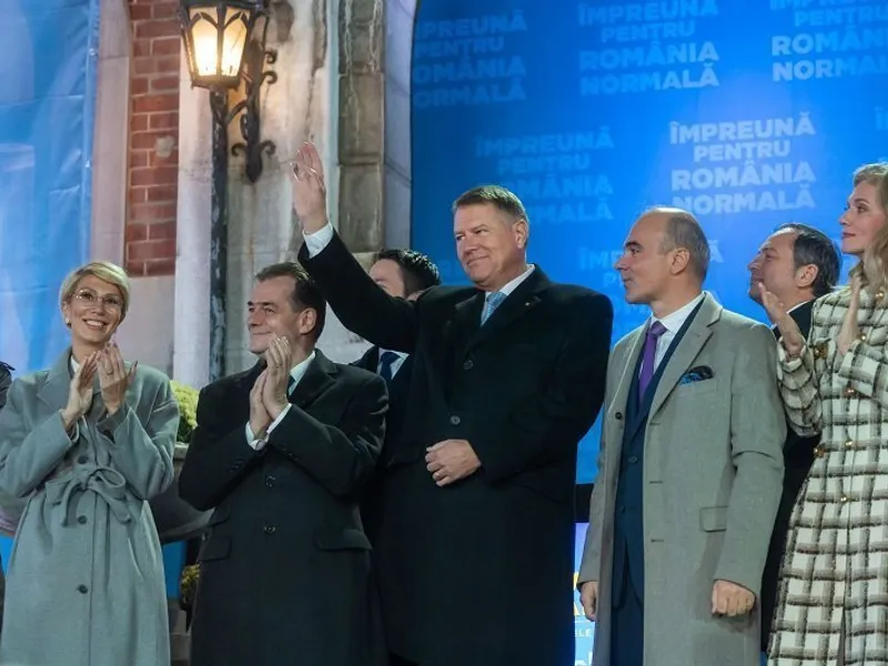 Klaus Iohannis a c\;igat ;i al doilea mandat de pre;edinte al României. Inquam Photos / Lavinia Cioaca