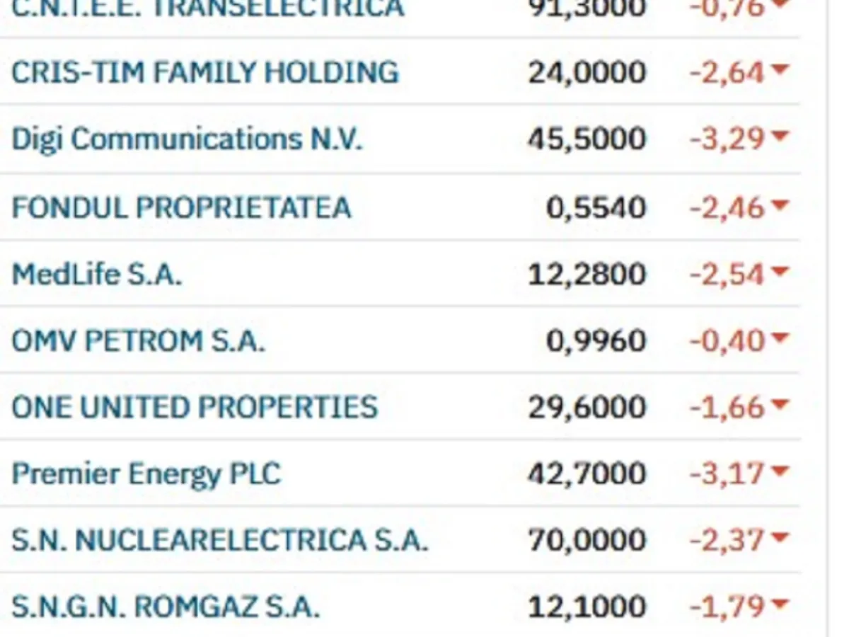 Companiii la Bursă - Foto: BVB
