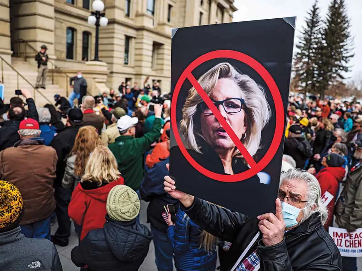 Liz Cheney a fost cea mai criticată de către republicani, în ciuda faptului că a votat cu liderul minorității Kevin McCarthy pe majoritatea problemelor din acest an