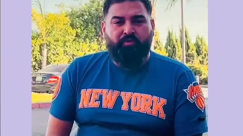 Anaser Duduianu, urmărit internațional, atac la clanul Vasiloi pe TikTok, din SUA Foto: captură TikTok